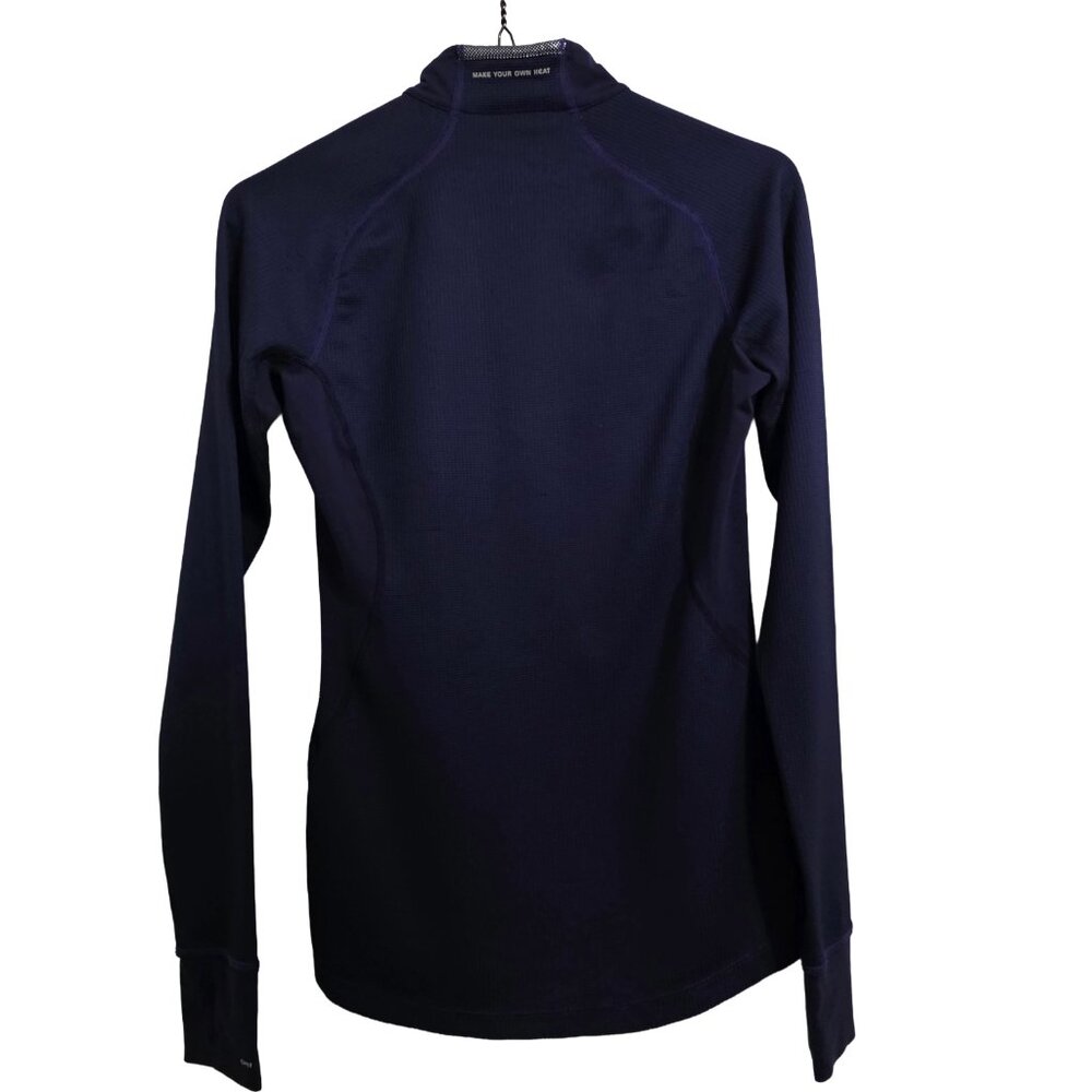 Columbia Long Sleeve Half Zip Omni-Heat Ribbed Purple Top Women's Size XS - Picture 3 of 9
